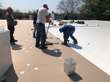 services-01 Commercial roofing project by Bel Air Foam & Roofing in Maryland