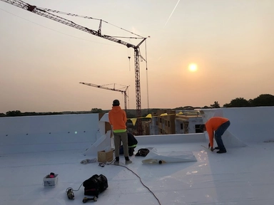 services-01 Commercial roofing project by Bel Air Foam & Roofing in Maryland
